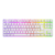 Teclados T-Dagger Bora Blanco red switch Español T-TGK315W-RD