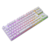 Teclados T-Dagger Bora Blanco red switch Español T-TGK315W-RD - ARSHOP