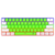 Teclados T-Dagger Arena brown switch T-TGK321W-BR-SP Verde/Blanco