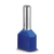 Terminal Tubular Elétrico Isolado Phoenix Contact AI-TWIN 2X 2,5 -10 BU (100 Unidades)