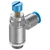 Válvula Reguladora de Fluxo Unidirecional Festo GRLA-1/4-QS-6-RS-D - comprar online