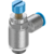 Válvula Reguladora de Fluxo Unidirecional Festo GRLA-3/8-QS-10-RS-D - comprar online