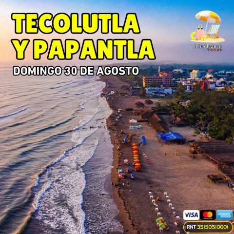 PLAYA TECOLUTLA + PAPANTLA