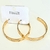 Argola Grande Estrela Vazada - Dourado e Prata - comprar online