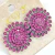 Brinco Ponteira Flor Redonda - 7 Cores