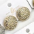 Brinco Ponteira Strass Redondo - 7 Cores - Sol Bijoux - Loja de Acessórios Femininos para Atacado e Varejo