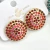 Brinco Ponteira Strass Redondo - 7 Cores - comprar online