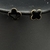 Conjunto Colar e Brinco Folheado Dourado Trevo Preto - M02 na internet