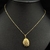 Colar Folheado Dourado Relicário Oval - M46 - comprar online