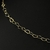 Chocker Folheada Dourada Corrente de Corações - M32 na internet