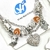 Pulseira Prata Pandora Berloques Coração Cravejado - 7 Cores - loja online
