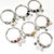 Bracelete Prata Berloques Coração - 7 Cores - comprar online