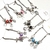 Pulseira Prata Pandora Berloques Variados - 6 Cores - comprar online