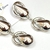 Brinco Médio Círculo e Gotas - Dourado e Prata - Sol Bijoux - Loja de Acessórios Femininos para Atacado e Varejo