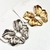 Brinco Pequeno Folhas - Dourado e Prata - comprar online