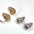 Brinco Pequeno Gota Martelado - Dourado e Prata - comprar online
