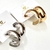Argola Pequena Espelhada - Dourado e Prata - comprar online