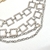 Cinto de Corrente Quadrado - Dourado e Prata - Sol Bijoux - Loja de Acessórios Femininos para Atacado e Varejo