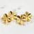 Brinco Pequeno de Metal Fundição Dourado Flor 5 Petalas - comprar online