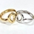 Bracelete Premium de Metal Círculo - Dourado e Prata - comprar online
