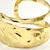 Bracelete de Metal Largo Martelado - Dourado e Prata na internet