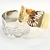 Bracelete de Metal Borboleta - Dourado e Prata - comprar online