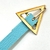 Cinto Feminino SLIM Fivela Triangulo Mini Dourada - Cores - Sol Bijoux - Loja de Acessórios Femininos para Atacado e Varejo