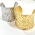 Bracelete de Metal Largo Textura - Dourado e Prata - comprar online