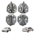 Kit Batente Portas Ford Fusion Titanium Ecosport 2014 Usado