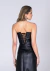 Venom Corset Top | Black Leather. on internet