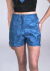 Blue Leather Shorts. on internet