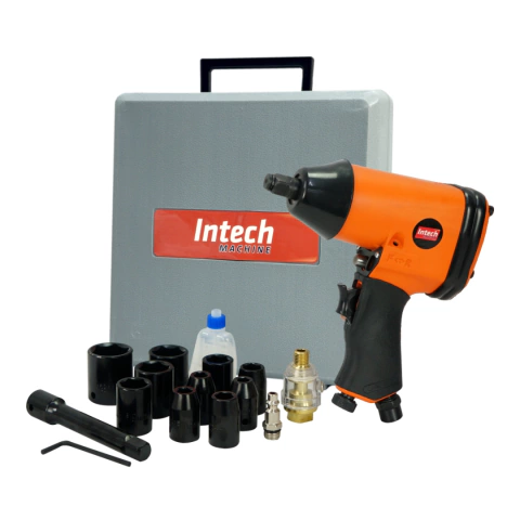 Kit Chave de Impacto Pneumática 1/2" PN700 Rocking Dog 32kgfm Intech
