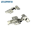 Dobradiça Caneco 35 x 10,0mm Calço Fixo H0 com Pistão - Inox Polido - Reta - Soprano