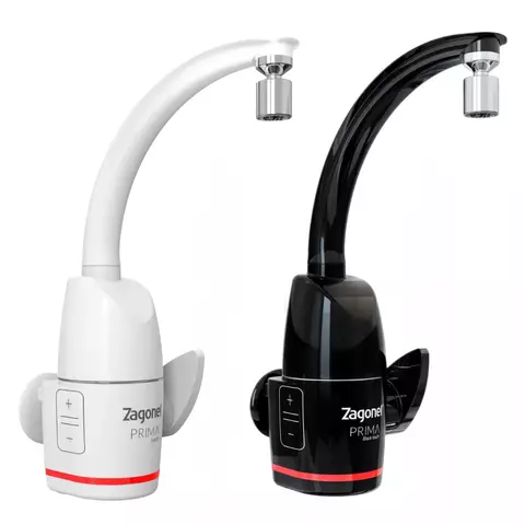 Torneira Elétrica Prima Eletrônica 5500w/220v Branca / Preta Zagonel p/ Parede - comprar online