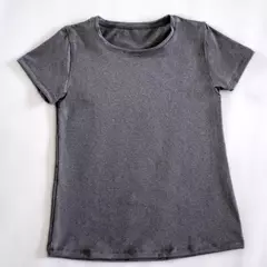Remera Deportiva Gris Jaspeado - comprar online