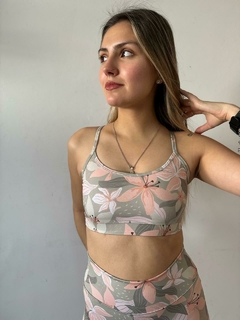 TOP ANA estampa verde - comprar online