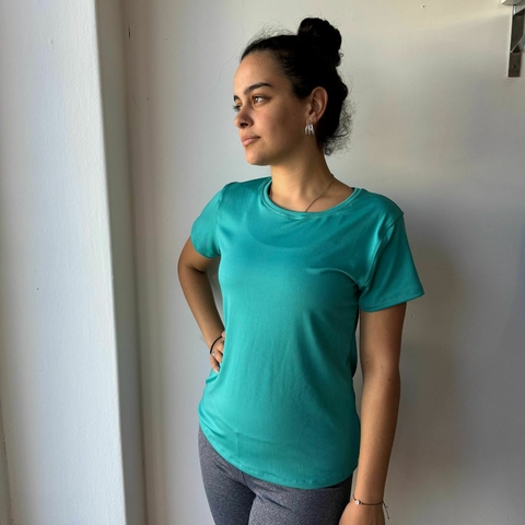 REMERA verde esmeralda - comprar online