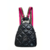 Mochila Nicole Black (correa print pink) en internet