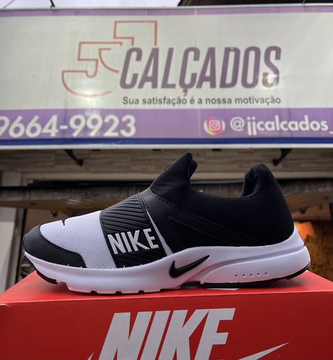 Casual Sem Cadarço Masculino - Branco/Preto - comprar online