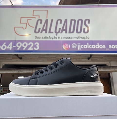 Sapatênis Bos Cadarço - Preto/Branco - comprar online