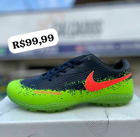 Chuteira N Society - Verde/Marinho