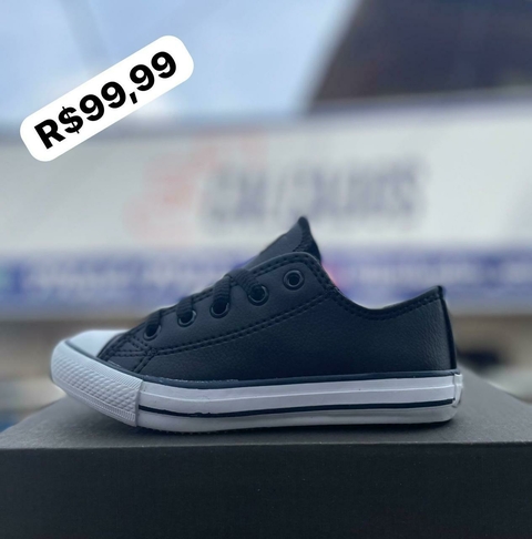 Star Tradicional Infantil - Preto Courino