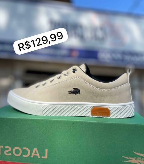 Sapatênis Lac Cadarço - Bege