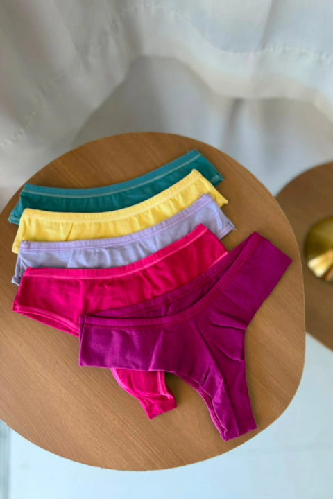 Calcinha fio duplo cotton