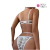 Conjunto Lingerie Tule com Bordado Branco e Cinta Liga - Preto - comprar online