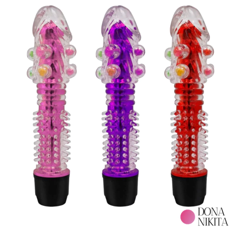 Vibrador Multivelocidade com Capa Texturizada e Pérolas Massageadoras - comprar online