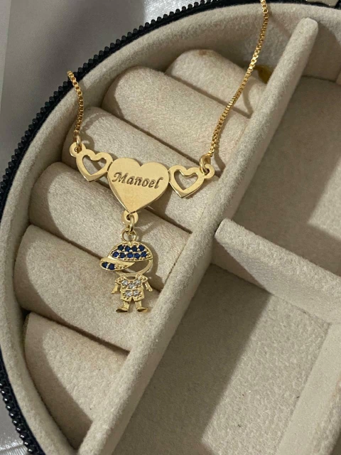 COLAR DE CORAÇÃO COM FILHOS - comprar online