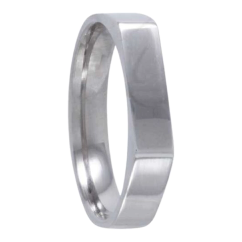 Anel de Chapa 4 mm em Aço Inox – Personalizável com Nome ou Símbolo