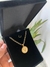 Colar Portuguesa de 4mm com Medalha de Inicial em Alto Relevo