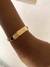 Pulseira Personalizada 8mm Grumet Banhado a Ouro